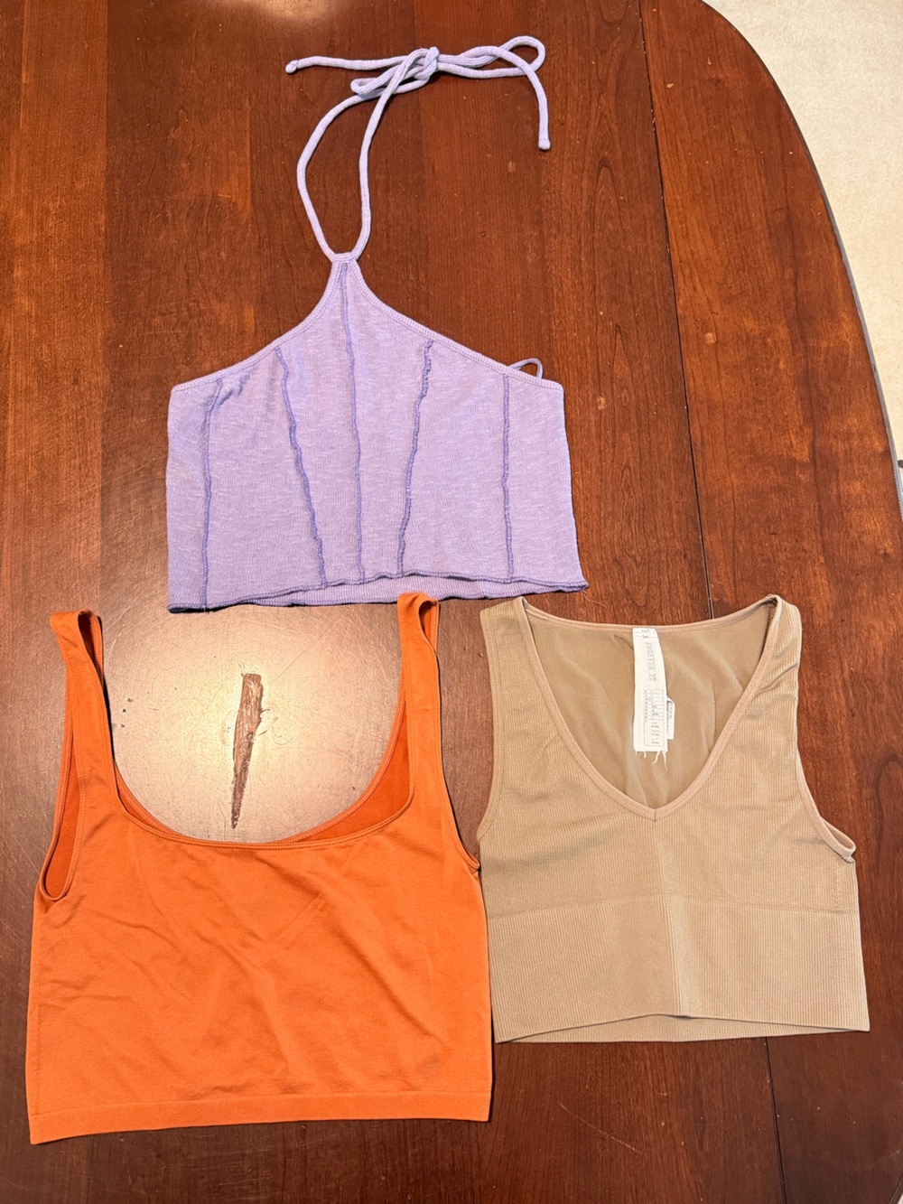 Bundle 3 Crop Tops Free People (M/L), NWT Urban Out (L), Forever 21 (S)